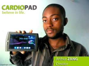Meet Arthur Zang, A Cameroonian Engineer behind the Cardiopad: A Revolutionary Touchscreen Medical Tablet.